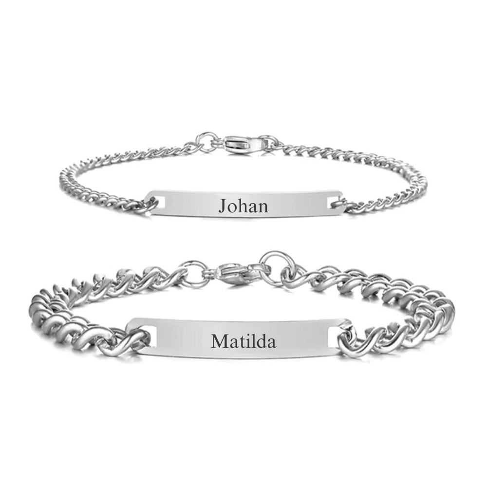 Personalized Bracelets for Couples