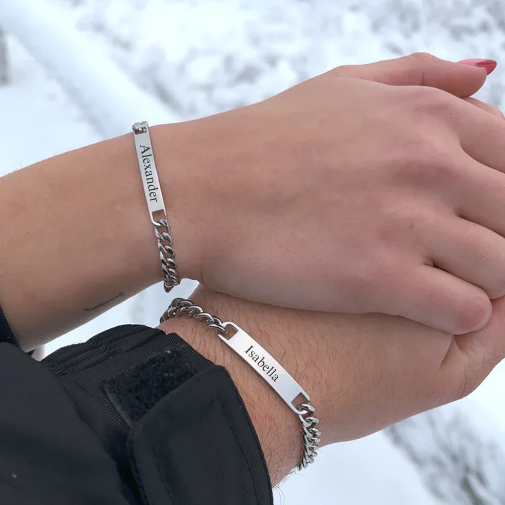 Personalized Bracelets for Couples