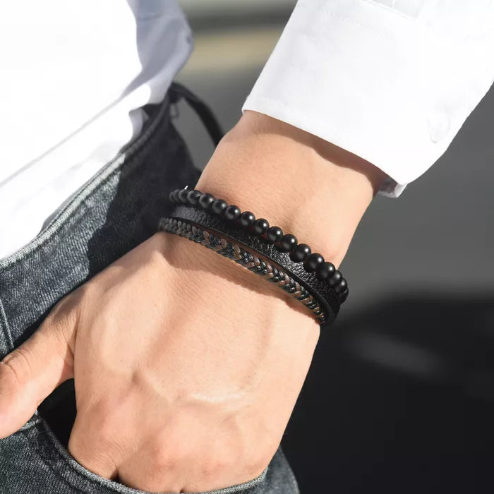 To My Man - Be My Everything - Promise Leather Bracelet