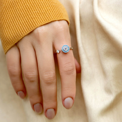 To My Daughter | Evil Eye Fidget Ring