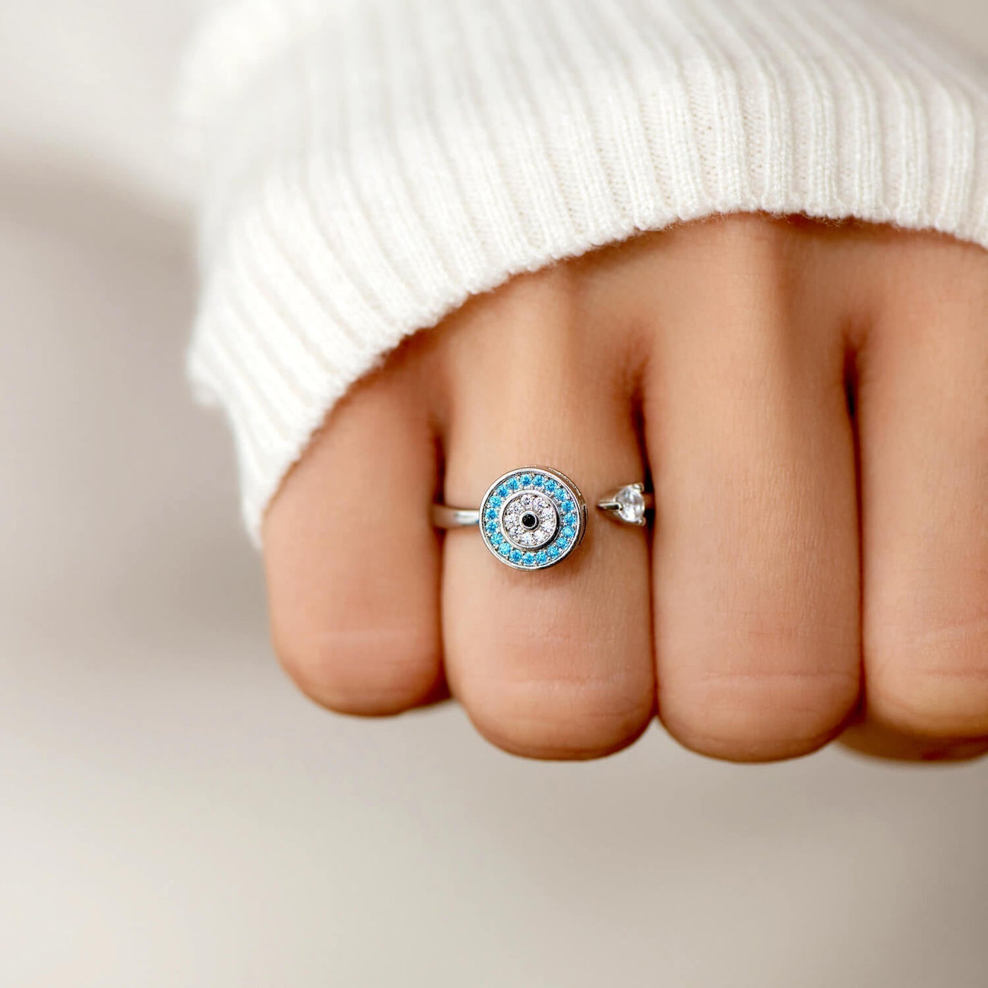 To My Daughter | Evil Eye Fidget Ring