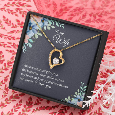 To My Wife - You Are A Special Gift From Heaven - Forever Love Necklace