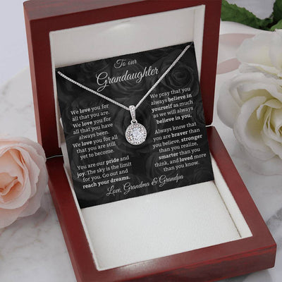 To Our Granddaughter - Eternal Hope Necklace - Love, Grandma & Grandpa